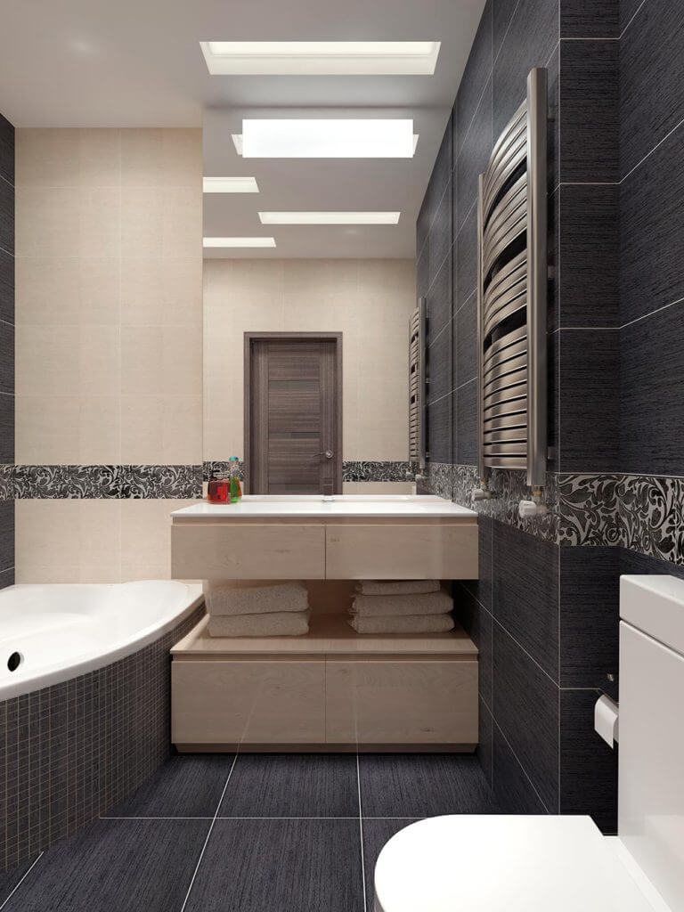 condo modern bath