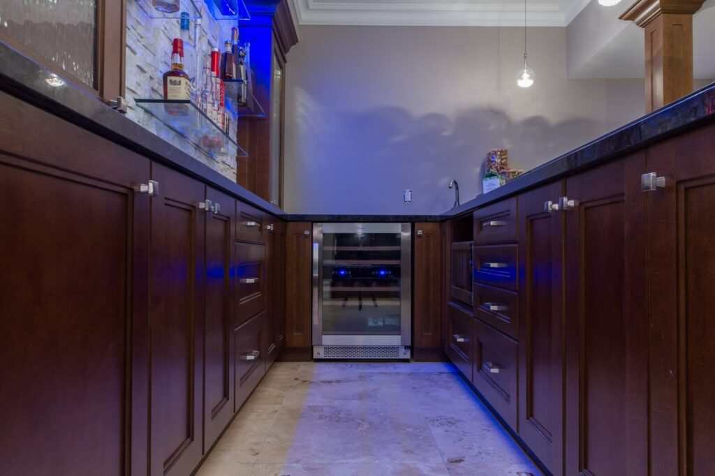 basement bar renovation