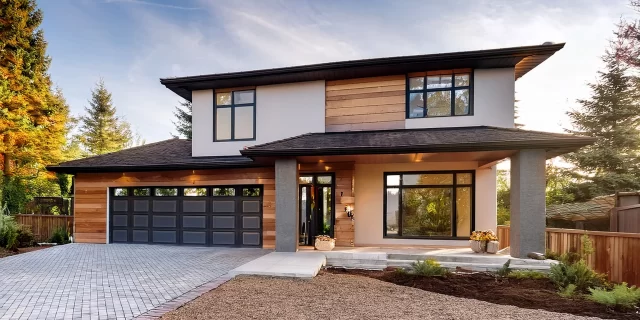 Firefly A modern family home with a newly built secondary suite, showcasing a separate entrance and